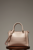 Emerald Forest Sculpted Tote – Modern V-Cut Handbag with Ornate Gold Hardware